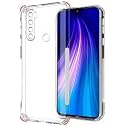 Realme 5 / Realme 5s / Realme 5i / Realme Narzo 10 |Premium Clear Soft TPU with Complete Camera Protection Back Cover Case | Anti-Dust Plugs Built-in|(Transparent) (Please check your phone model before buying