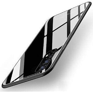 clickaway realme 7 cover with camera protection back case cover for realme 7 back case realme 7 glass black ca545 please check your phone model before buying
