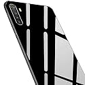 ClickAway Reno 3 pro Glass Case, Luxurious Soft Edge Protective TPU Bumper Stunning Design Glass Back Cover for Reno 3 pro -(Black) CA1585 (Please Check Your Phone Model Before Buying