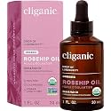 Cliganic Organic Rosehip Seed Oil for Face, 100% Natural Cold Pressed, 1oz