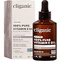 Cliganic Pure Vitamin E Oil for Skin, Scars, Face &amp; Hair, 30,000 IU, 1oz