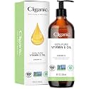 Cliganic Pure Vitamin E Oil for Skin, Scars, Face & Hair, 240,000 IU, 8 oz