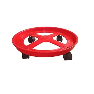 climb high gas cylinder trolley with wheels  gas trolly  lpg cylinder stand red pack of 1