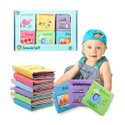 Climberty 6Pcs Baby Cloth Books Sensory Educational Books for 6-12 Months Early Learning