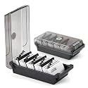 Climberty® Large Capacity Business Card Storage Case with 5 Compartments & 20pcs A-Z Index Tabs, Business Card Case Organizer, Credit Card Holder File for 500+ Business Cards, 24cm x12cm x7.5cm