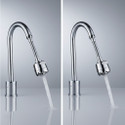 Clinton Tap Extender for Kitchen Sink 360° Flexible Faucet Extension Attachment-Set of 2 Faucet Nozzle