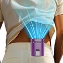 Waist Fan Clip on-Mini Lightweight Portable Fans Rechargeable Under Shirt Belt Pants Body Fans that Blow Cold Air,Waistband Cooling Fan,Powerful Small Personal Hanging Neck Cooler AC Travel