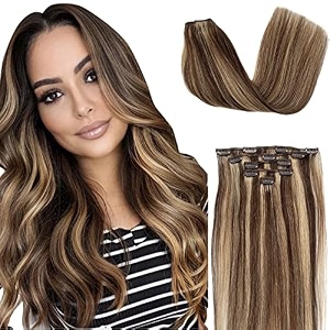 Clip in Hair Extensions Real Human Hair