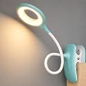 Rechargeable Clip On Reading Light for Bed Headboard, Touch Dimming