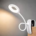 Rechargeable Clip On Reading Light for Bed Headboard, Touch Dimming