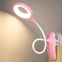Rechargeable Clip On Reading Light for Bed Headboard, Touch Dimming