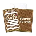 CLIRBE Games Birthday Party Invitations, Funny Birthday Invitations For Brother Bro Teen Boys Girls, 20 Invites Cards With 20 Envelopes, Party Supplies Favors -H09