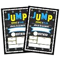 CLIRBE Trampoline Jump Birthday Party Invitations, Birthday Invitations For Boys, Kids Boy Birthday Invitation, 20 Invitations with 20 Envelopes - E03