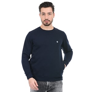 cloak amp decker by monte carlo men solid dark blue sweatshirt