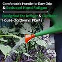 Clokify Greenry Watering Can, Green, Plastic, 5 Litre, with Sprinkler Spout, for Home Indoor and Outdoor Plants,Garden,Farmhouse (Pack of 1 pcs)