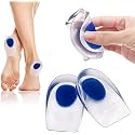 Silicone Gel Heel Cups Heel Pad for Ankle Pain, Shoe Insole Cup for Height Increase, Heel Pain Pelief Pad Plantar Fasciitis Men &amp; Women (CP-Shoe-Insole())