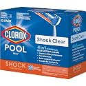 Clorox® Pool&amp;Spa™ Shock Clear, for Crystal Clear Swimming Pool Water, Swim-ready in 15 minutes, Suitable for vinyl pools (12-Pack)