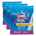 Clorox® Pool&amp;Spa™ Swimming Pool Alkalinity Increaser, Keeps pH Balanced, 5LB (Pack of 3)