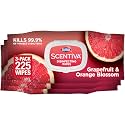 Clorox Scentiva Disinfecting Wipes, Grapefruit and Orange, 75 Ct., 3 Pack