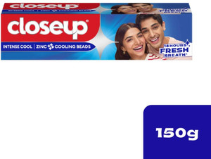 Closeup Intense Cool Zinc Cooling Beads Toothpaste