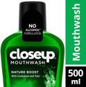 Closeup Nature Boost Mouthwash - Cardamom & Tulsi (500 ml)