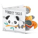 HOTUT Soft Baby Books Toys, 3D Touch and Feel Crinkle Cloth Books, Baby Books Toys for Babies, Toddlers Infant Kids, Soft Baby Books Touch and Feel Crinkle for Infants Toddler Gifts Toy(Panda)