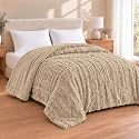 Cloth Fusion Faux Fur Solid Blanket for