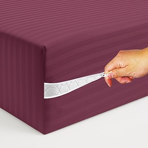 cloth fusion glace cotton mattress cover king size 78x72 inch with zipper