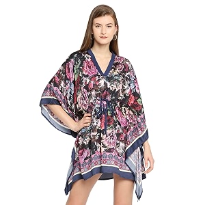CLOTH HAUS INDIA Womens Floral Printed Front
