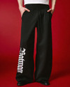 Cloth N Code Printed Men Black Track