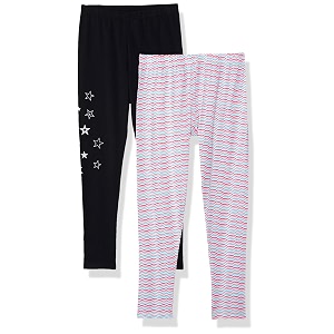 cloth theory girl39s printed regular fit leggings pack of 2