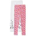 cloth theory Girl's Printed Regular Fit Leggings (Pack of 2)