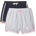 Clotth Theory Girls PO2 100% Cotton Casual Bottomwear | Soft Elastic Drawstring Waist | Comfortable Summer, Play & Everyday Wear Shorts | 2-3 to 13-14 Years