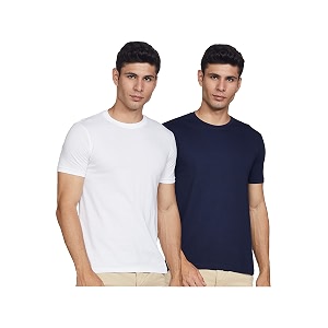 Cloth Theory Mens Checkered Regular Fit T-Shirt