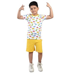 Clothe Funn Boys Printed Cotton Half Sleeves