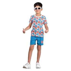 Clothe Funn Boys Coordinate Set Tshirt Shorts