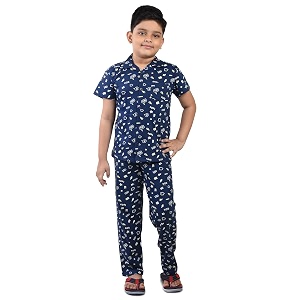 clothe funn boys cotton nightsuit set