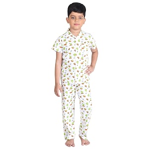 clothe funn boys cotton nightsuit set