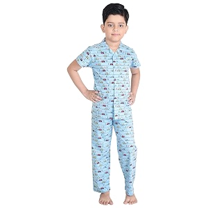 clothe funn boys cotton nightsuit set