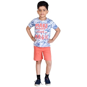 Clothe Funn Boys Printed Cotton Half Sleeves