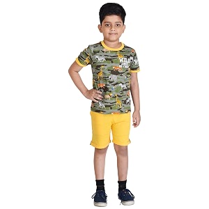 Clothe Funn Boys Printed Cotton Half Sleeves