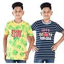 Clothe Funn Boys T-Shirts Round Neck Pack