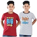 Clothe Funn Boys T-Shirts Round Neck Pack