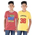 Clothe Funn Boys T-Shirts Round Neck Pack