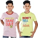 Clothe Funn Boys T-Shirts Round Neck Pack