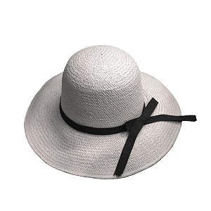 clothera summer medium brim pure paper straw beach hats for women