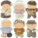 Clothes for Doll, 6 Pack Doll Outfits for 17cm Doll, Perfect for Play and Display, Accessories for Doll's Collectors, (No Dolls) (Set 5)