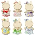 Ezcora Doll Clothes Compatible with Labubu Dolls, 6 Pack Doll Outfits for 17cm Plush, Perfect for Play and Display, Accessories for Doll's Collectors, (No Dolls) (Set 1)