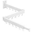 Clothes Drying Rack Wall Mounted,Drying Rack Clothing,Laundry Drying Rack Wall Mount,Collapsible Drying Racks for Laundry,Retractable,Foldable,Clothes Hanger Rack,Clothes Dryer Rack,White Color