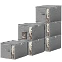 Clothes Storage Bins with Sturdy Frames, Foldable Fabric Clothing Organizer Box for Moving, Sweater Storage Cube with Lids and Zipper, Linen Closet Storage Bags for Blankets, Clothes, Sheet